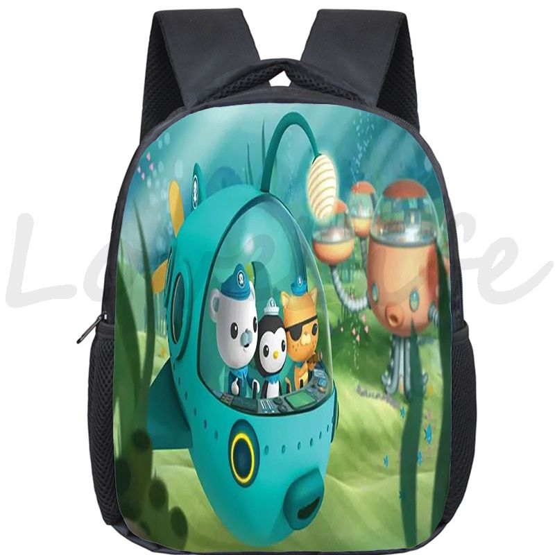 Children's TOctonauts Backpack Kids Cartoon Kindergarten Schoolbag Boys Girls Back to School Bookbag Preschool Bags Mochila