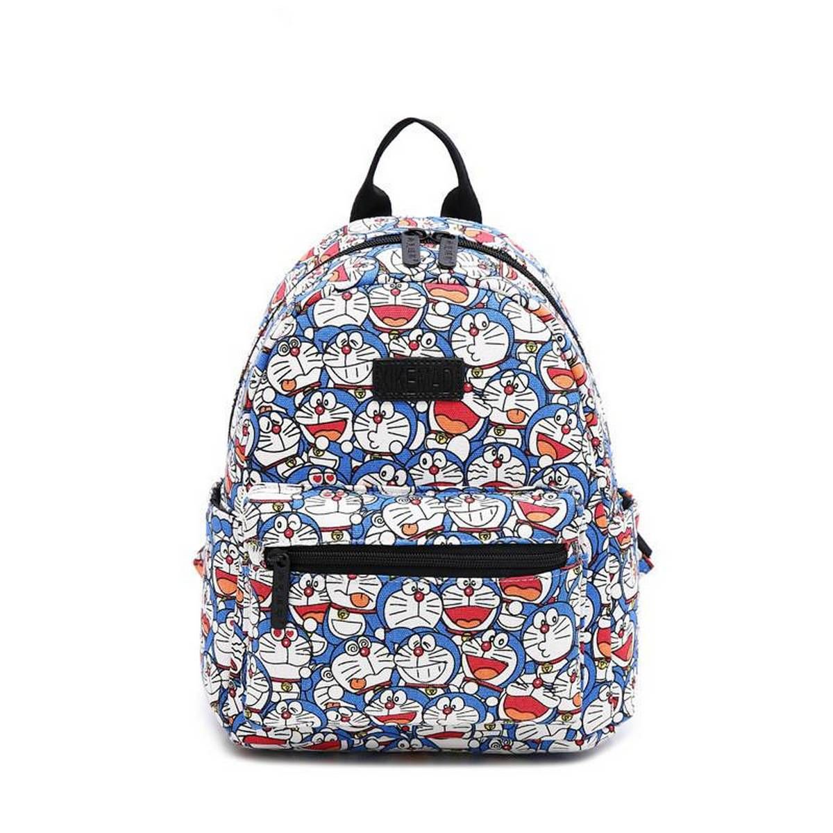 Fashion Oxford Women Anti-theft Backpack High Quality School Bag For Women Multifunctional Travel Bags Cartoon Doraemon