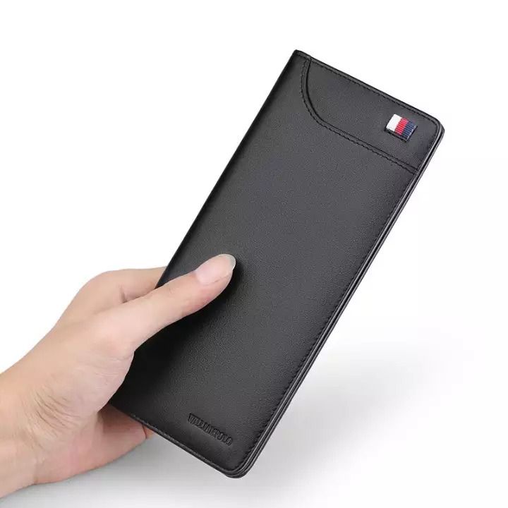 WILLIAMPOLO Fashion Leather Ultrathin Card Wallet Clutch Bag Credit Card Holder Men Multi Card Case Cash Purse