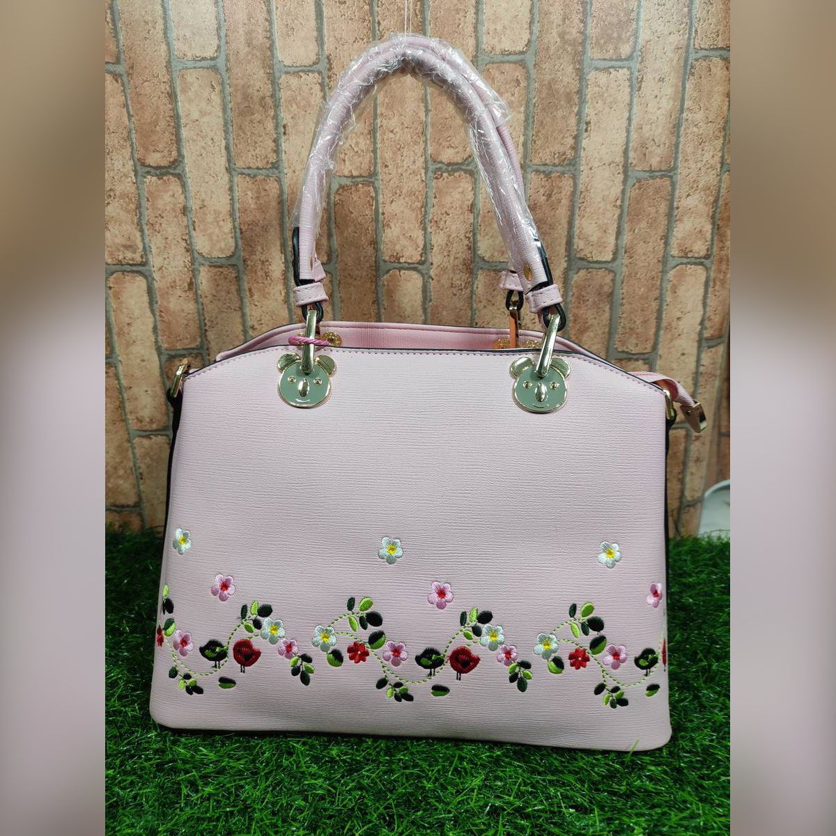 Embroidered Women Leather Handbags Leaves Messenger Bags Shoulder Bags for Women Sac a Main Hand Bag Female bag