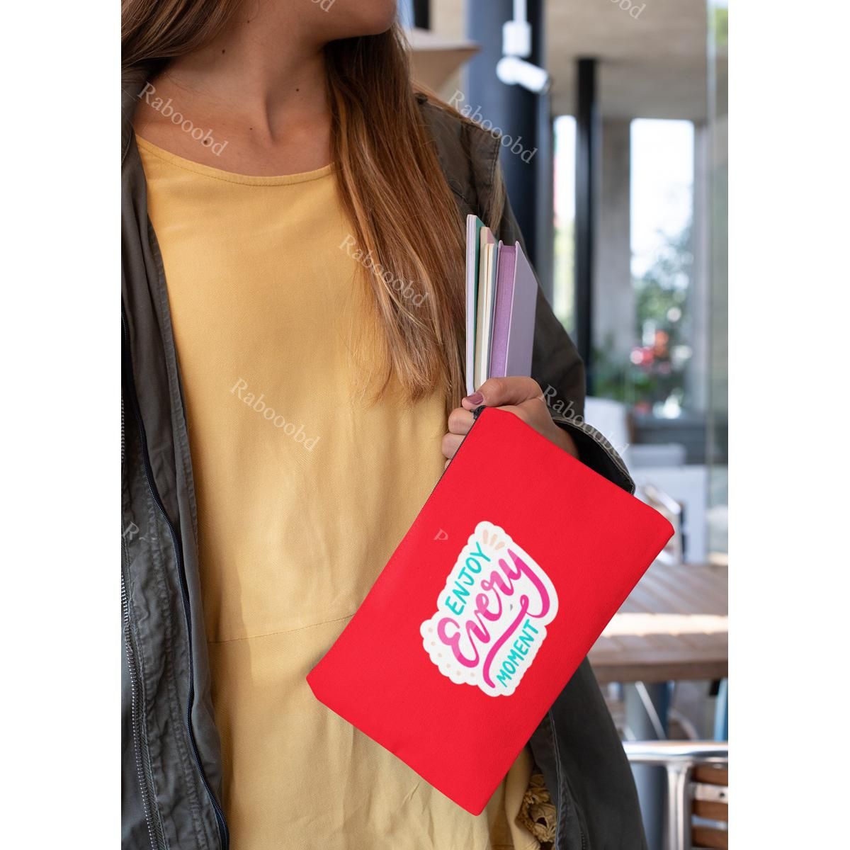 Heavy Duty Canvas Pouch for women | Cosmetic Bags With Zipper