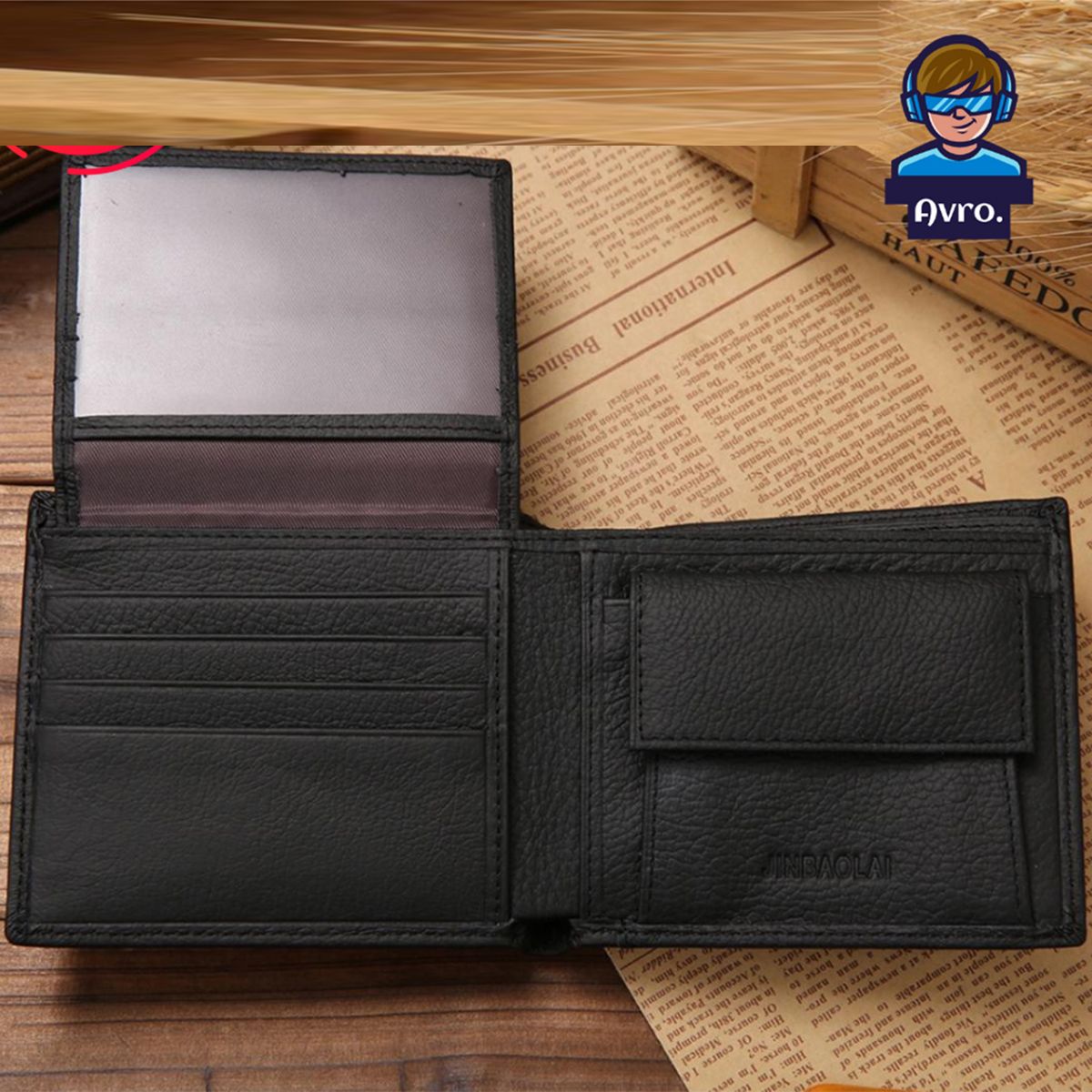 Leather Wallet For Men Black - Wallet For Men