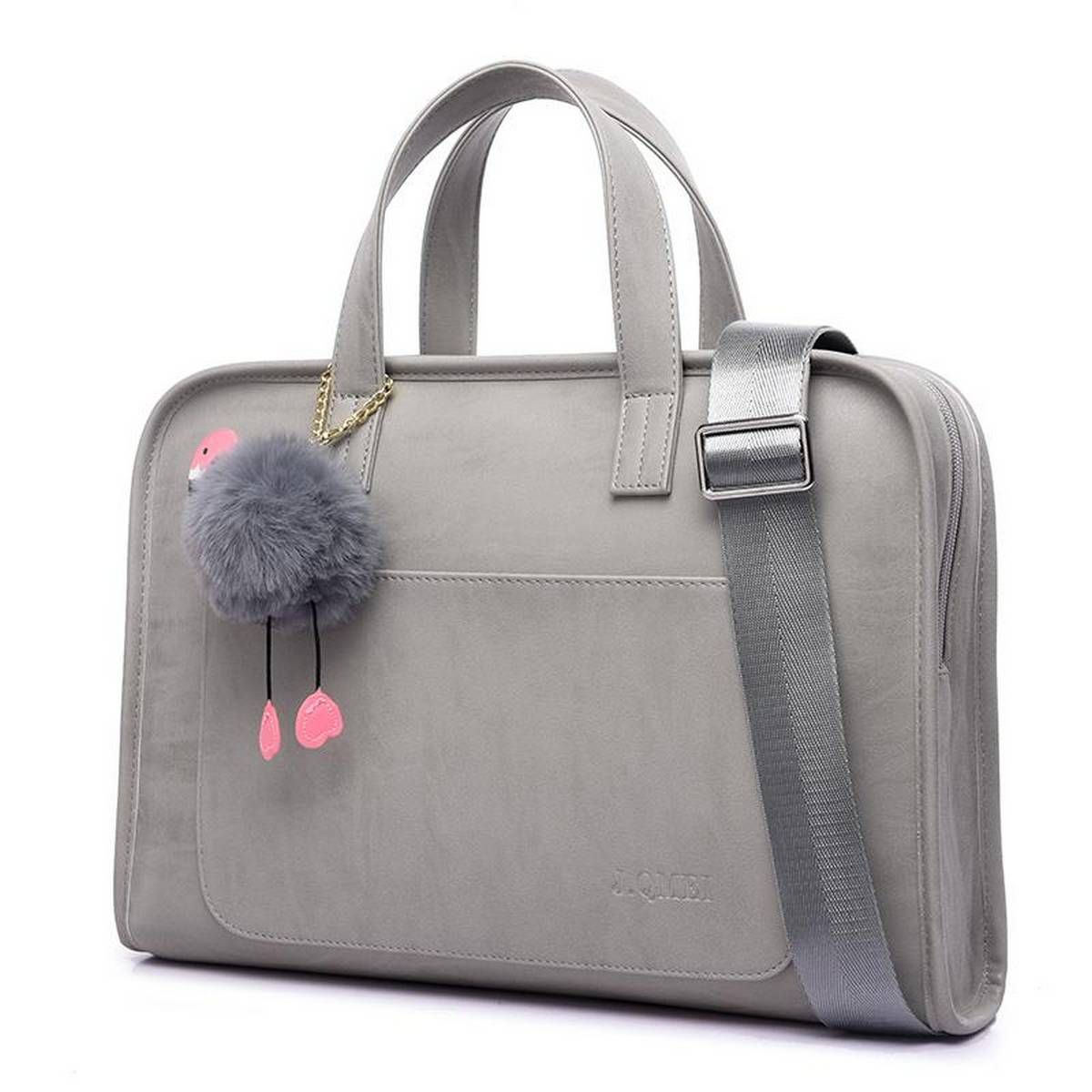 Fashion PU Women Laptop briefcase Large Capacity laptop bag Case Bag for Notebook Handbag shoulder bag 12 13.3  14 15.4  15.6 inch