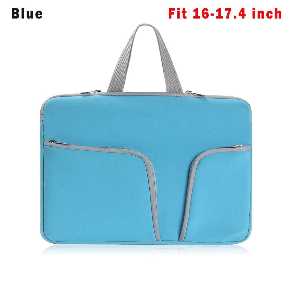 11 13 14 15 17 inch Universal Large Capacity Fashion Design Dual Zipper Sleeve Case Cover Notebook Computer Laptop Bag Handbag