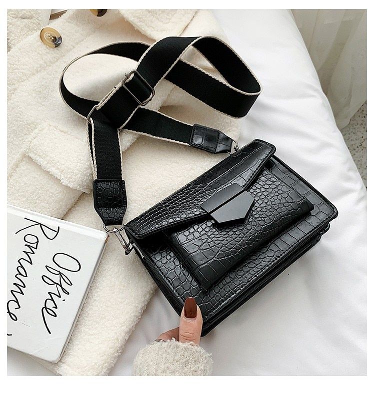 Stone Pattern PU Leather Crossbody Bag For Women 2021 Fashion Sac A Main Female Shoulder Bag Female Handbags And Purses