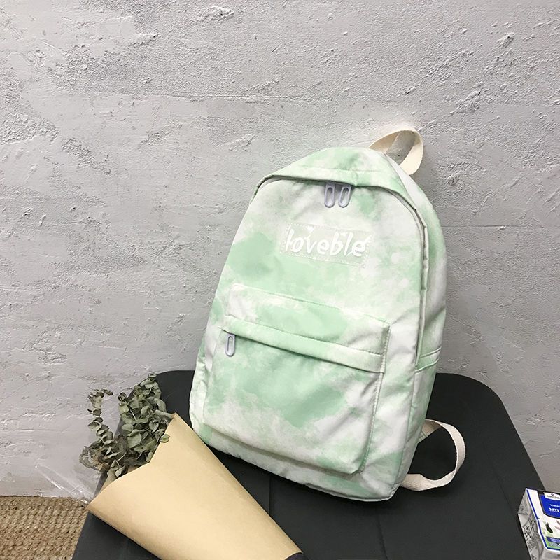 Women Backpacks Tie Dye Panelled Patchwork Waterproof Sweet Fashion Girls Backpack Harajuku Ulzzang Shoulder Bags Casual Student