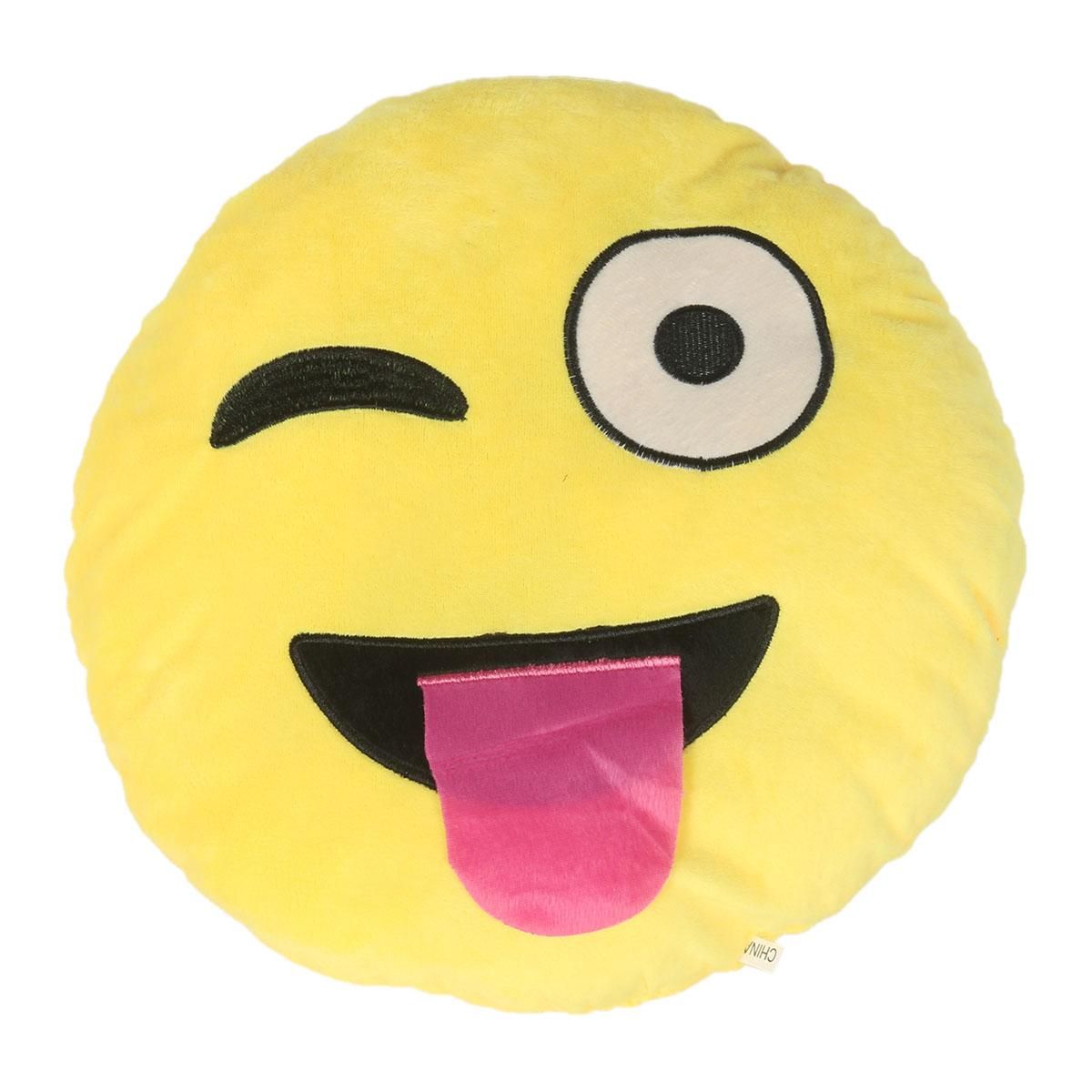 Woolen Smiley Cushion