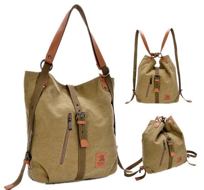 New 2018 backpack vintage canvas women bag shoulder bag women backpack preppy style school bags travel backpack mochila feminina