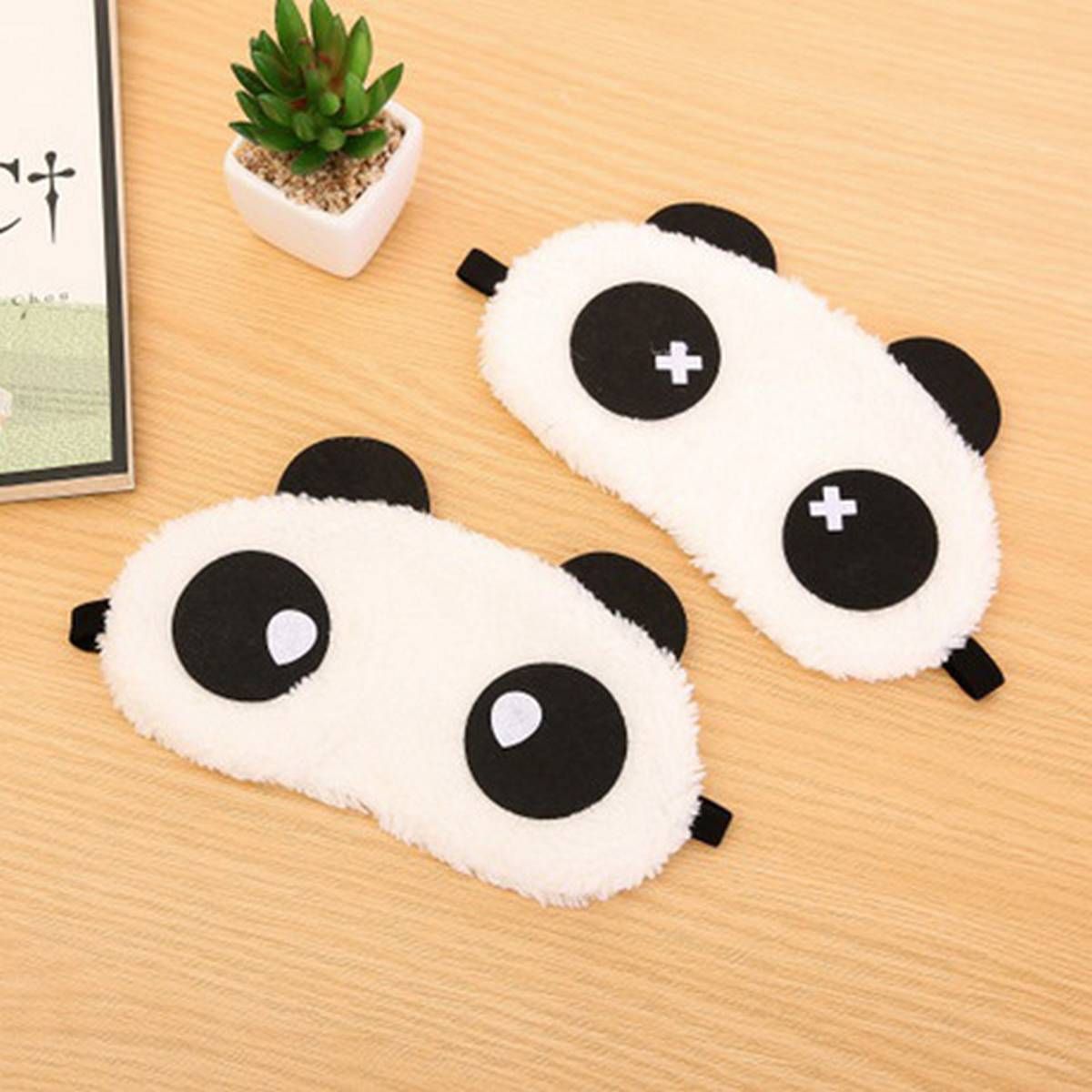 Cute Panda Eye Mask Cover Sleep Mask Eye Patch Good Sleeping Travel Soft Gift