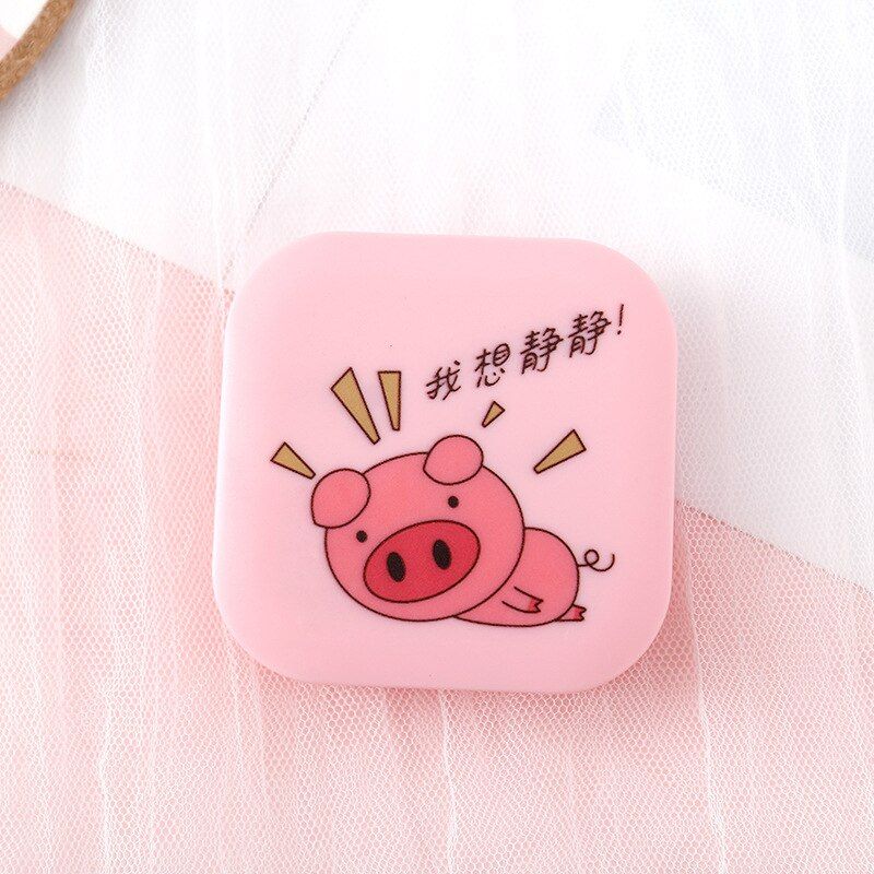 Portable Travel Cosmetic Bag Cute Acrylic Make Up Organizer Glasses Storage Box Makeup Case Mini Contact Lens Make Pouch Women
