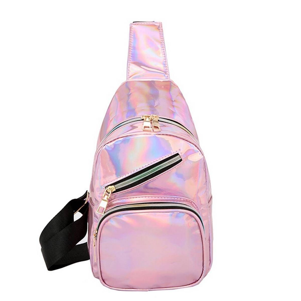 Holographic Chest Phone Pouch crossbody bags for women 2021 Bright Shoulder Tote Handbag laser bag over shoulder for teenage