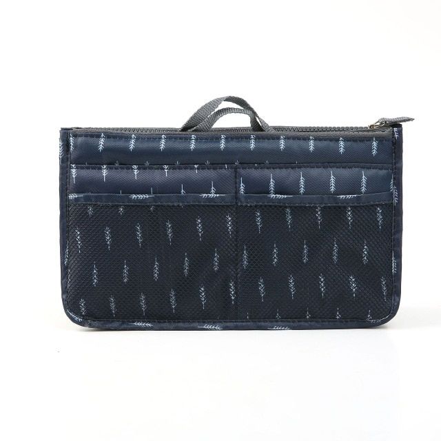 RUPUTIN Travel Insert Bag Women Make Up Organizer Bag Toiletry Travel Kits Storage Finishing Bag Double zippe Color Cosmetic Bag