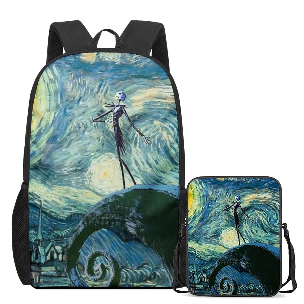 HYCOOL Pumpkin Skull Nightmare Before Christmas Print Women Cross Body Bag Luxury Fashion Travel Zipper Pouch Custom Wholesale