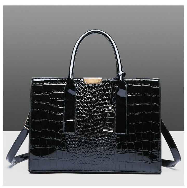 Brand female Handbag shoulder bag Luxury Alligator Composite Bag simple Leather large capacity handbag Shopping bag B44-22