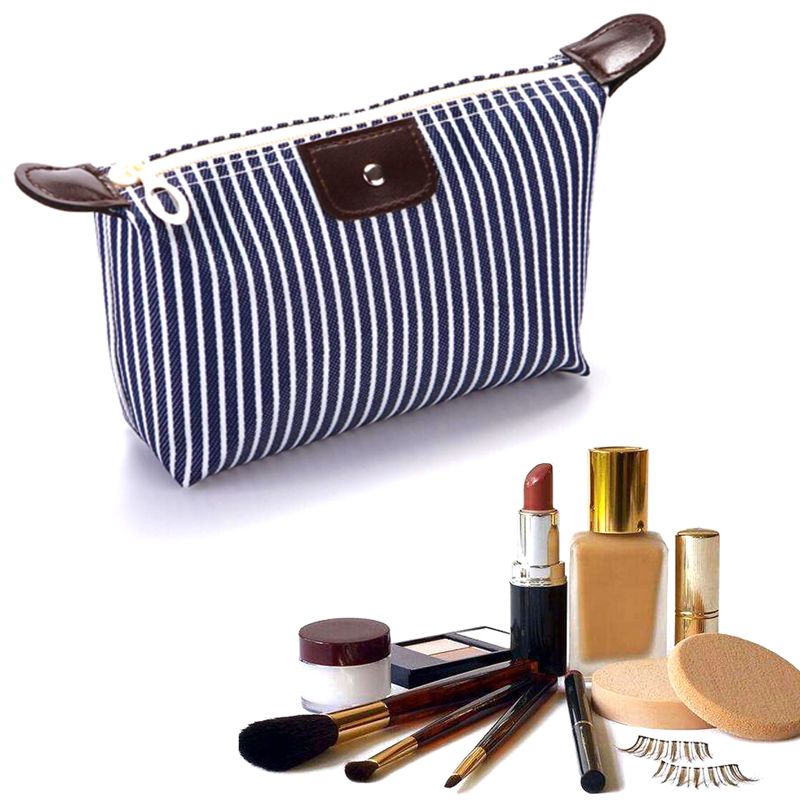 Waterproof Make up Cosmetic Pouch Travel Storage Foldable Bag for Women Daily Use - Cosmetic Bag for Girls Fashion