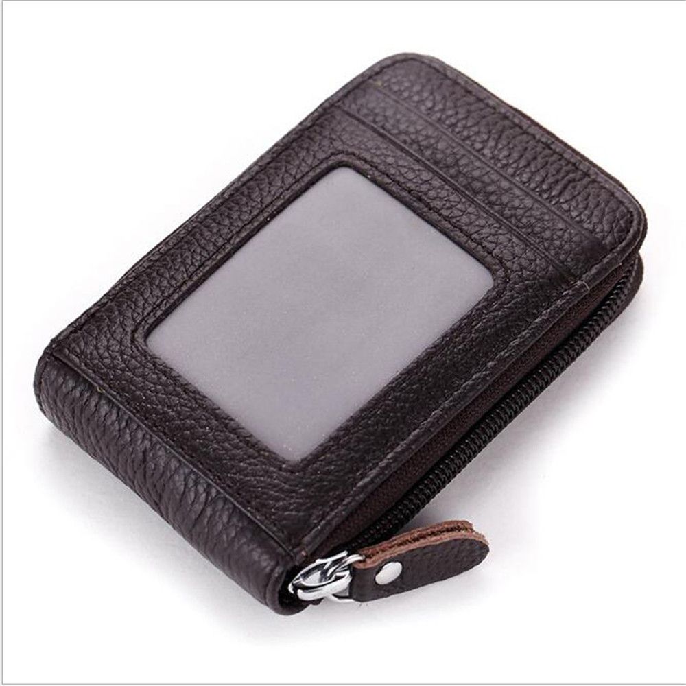 New Fashion Men's/Women's Mini Leather Wallet ID Credit Cards Holder Purse
