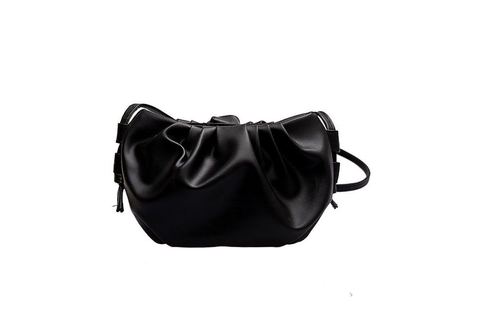 Female Crossbody Shoulder Bag Cloud Shape Dumpling Bags For Women Trendy Solid Candy Color Crossbody Bags For Women