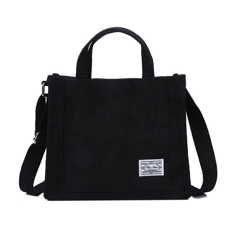 Small Corduroy Bag Women's Shoulder Bag Designer Girls Handbags Female Shopper Bag Crossbody Bag Vintage Book Messenger Bag