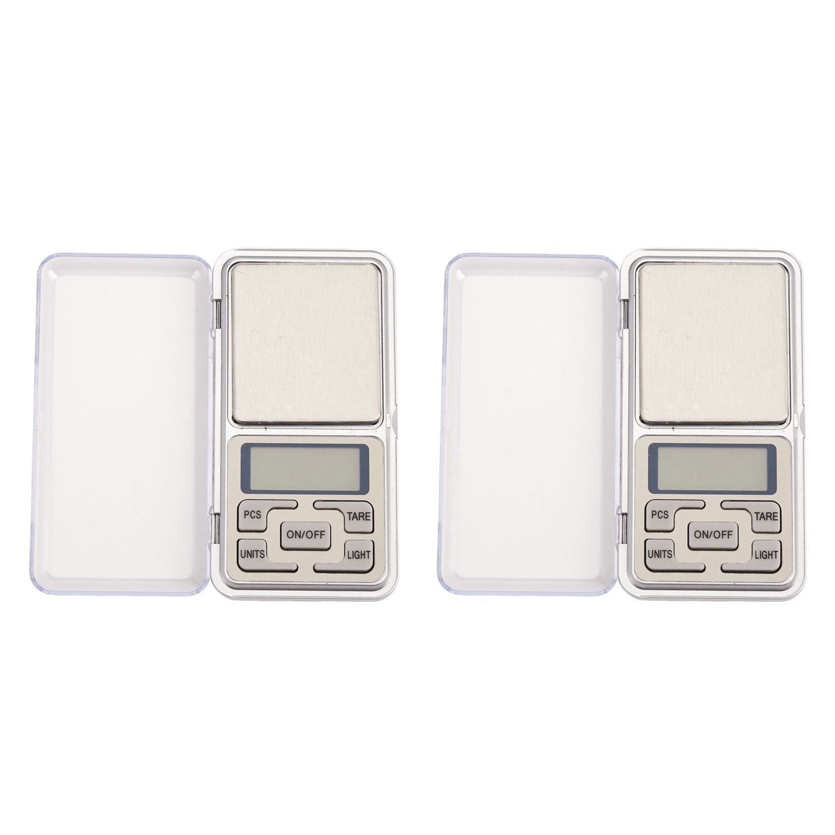 2pcs 500G x 0.01G Mini Digital Scales Jewelry Jewelry Scales LCD Display High Precision Measuring Pocket Weight Tools