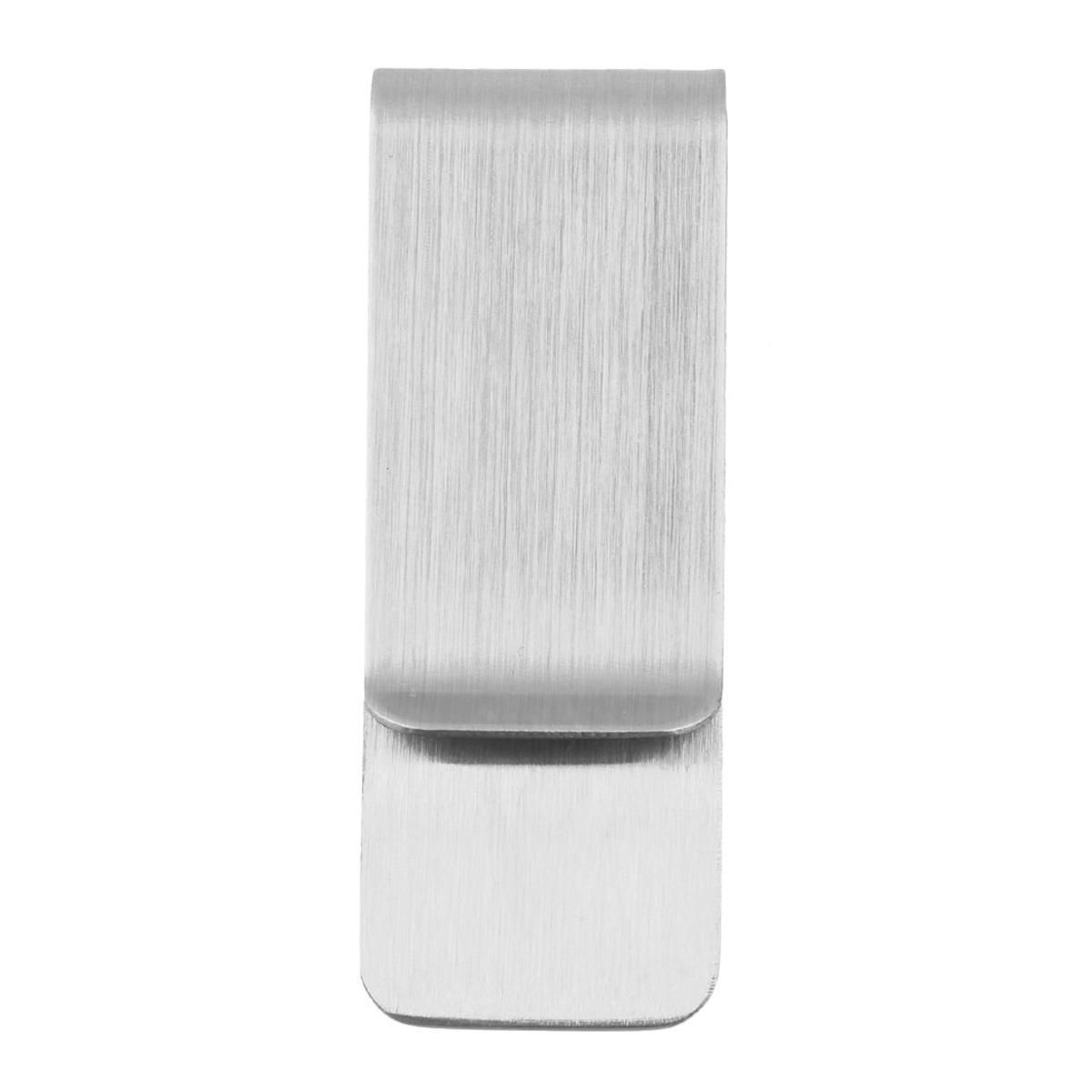 Men Women Stainless Steel Money Clip Cash  Credit Card Holder Wallet Purse