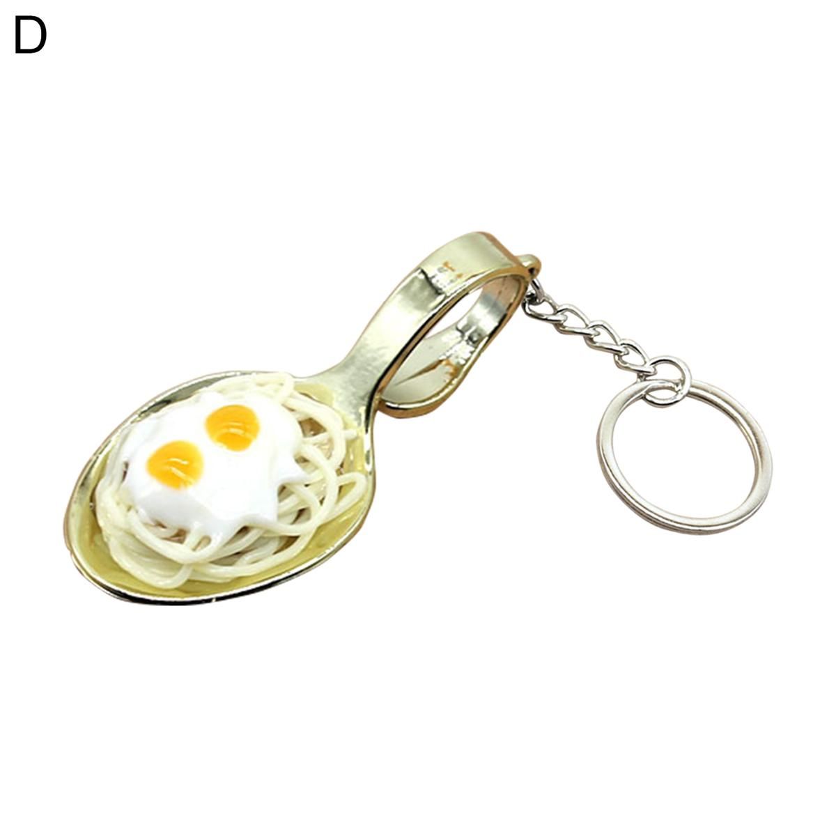 Childrenworld Key Ring Creative Onion Clam Spoon Rice Keychain
