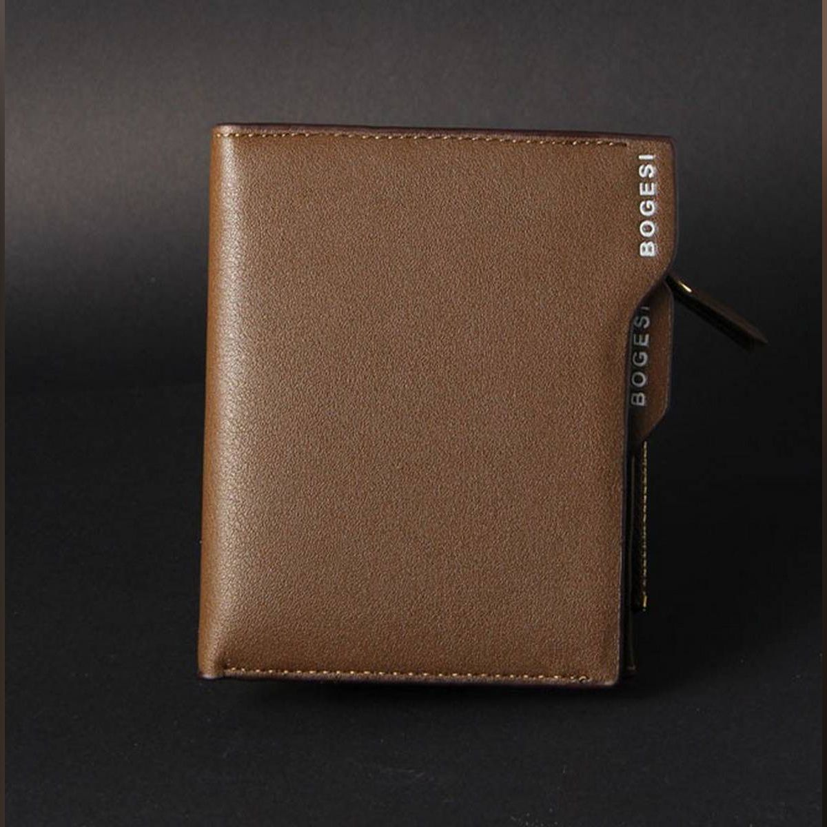 Luxury Portfolio Designer Famous Brand Bogesi Perse Short Men Wallet Coin Purse Male Leather Money Bag Walet Cuzdan Portomonee