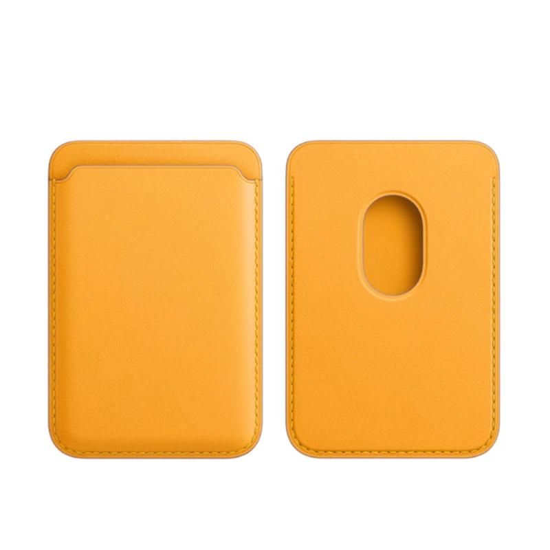 Card Bag Leather Magnetic Card holder For 12 Pro Back Wallet Card Pocket Holder for 12 Case