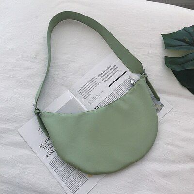 Wide strap Women Shoulder bags PU leather Simple Designer hobos bags for female Crossbody Bags Casual bolsas feminina black
