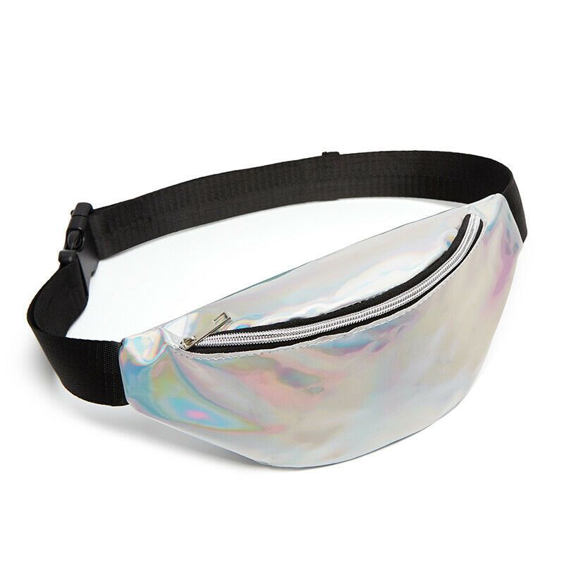 2021 Newest Hot Sequin Women Waist Bag Fanny Pack Running Zip Belt Clutch Purse Money Pouch Holiday Bag