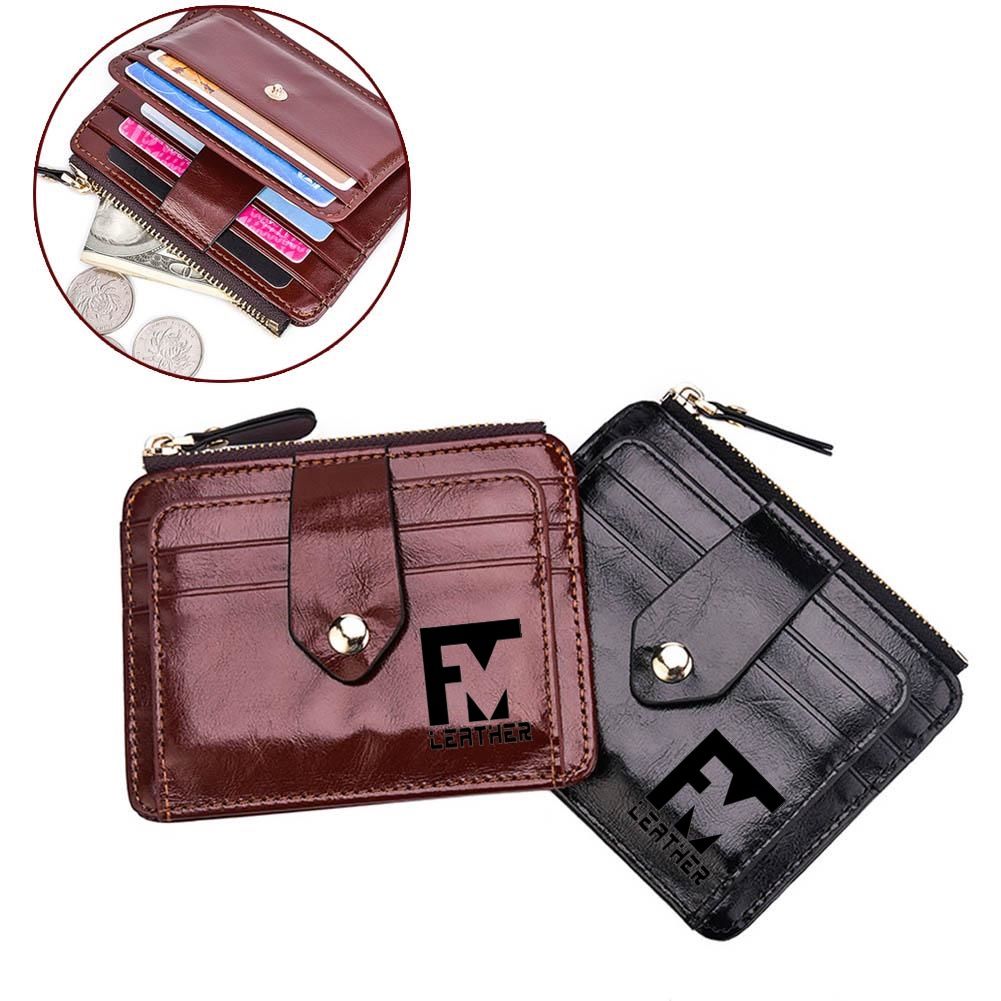Fashion Short Business Card Holder With Wallet