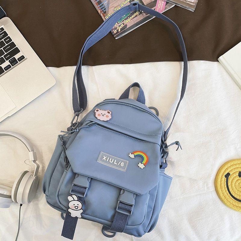 Small Backpack Women Cute Multifunctional Dual-use School Bags for Teenage Girls StuKawaii Mini Travel Backpacks Ruckpack