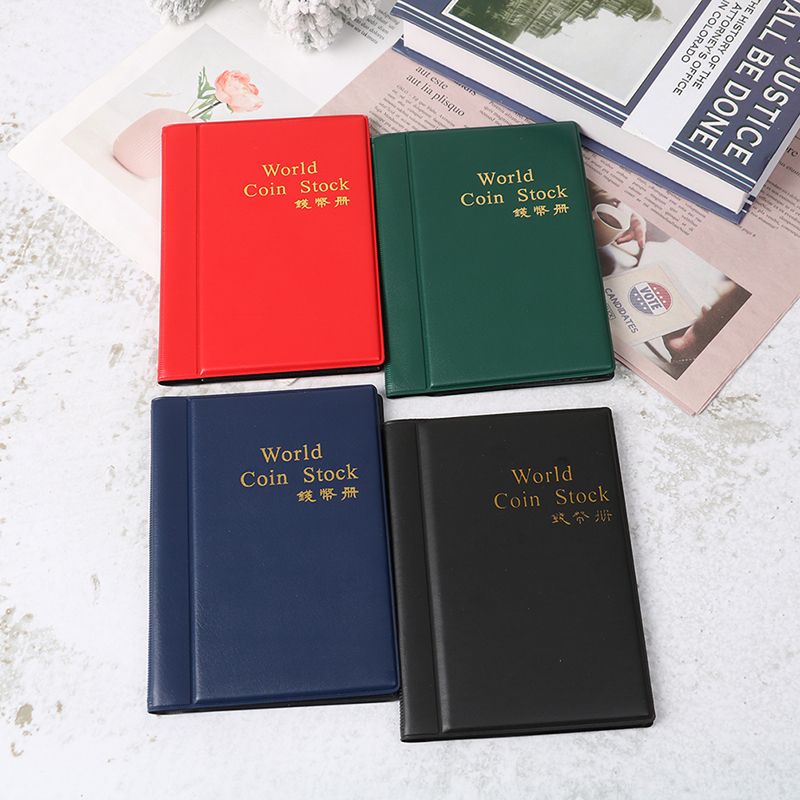 White Dews 120 Album Coin Penny Money Storage Book Case Folder Holder Collection