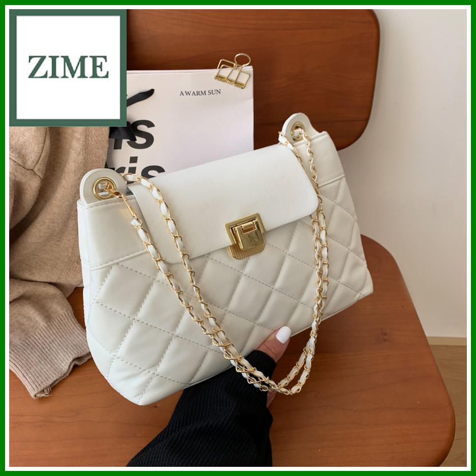 Retro small bag women's new trendy net red messenger bag Korean version of the casual shoulder bag new collection Western style chain rhombus bag