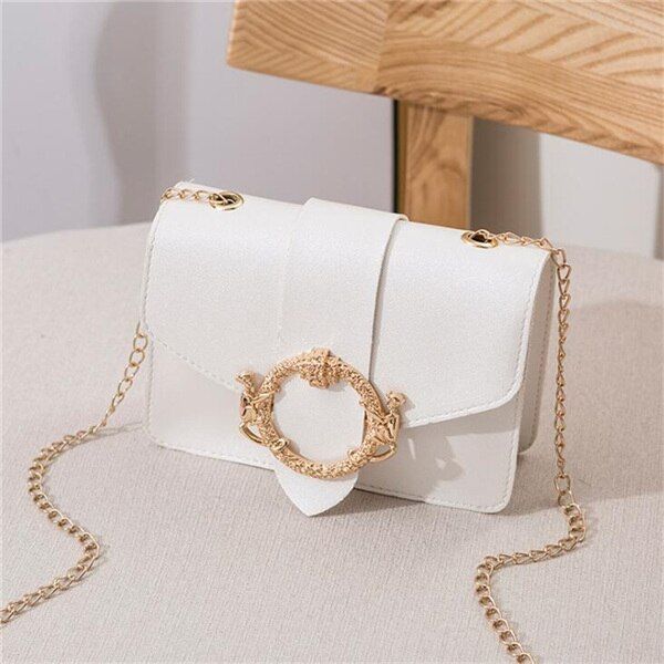 Yogodlns Candy Color Woman Crossbody Bags Metal Lock Flap Purse PU Leather Girls Shoulder Bags 2020 Mini Purse