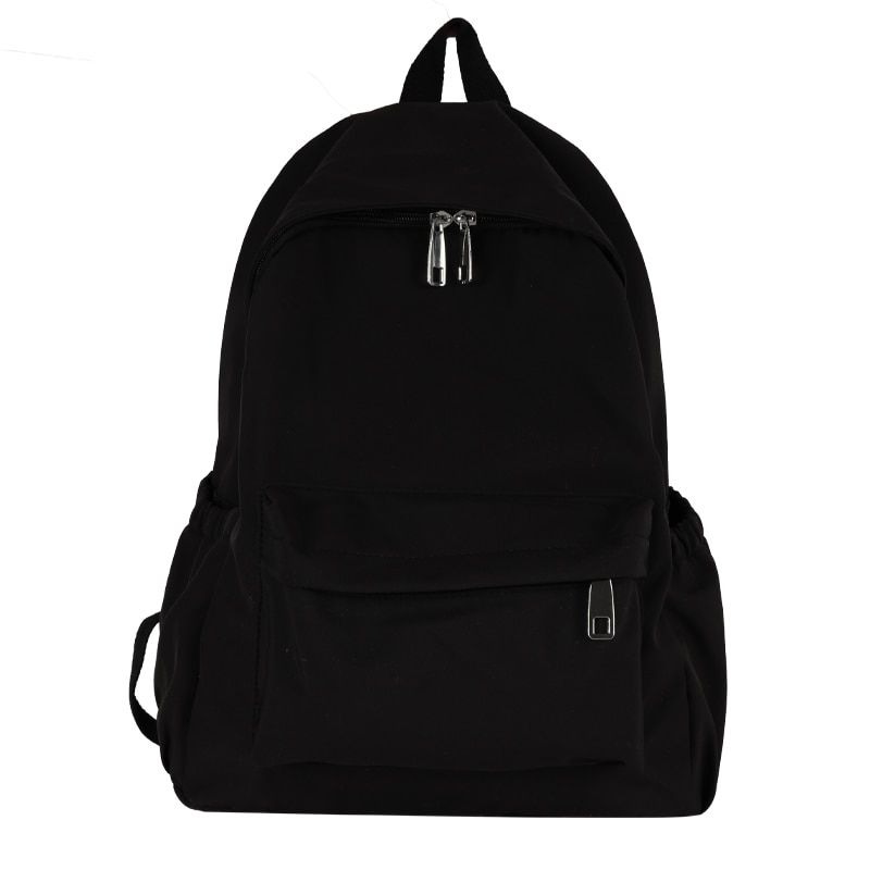 HOCODO ple Solid Color Female Backpack Trend Waterproof Nylon Women Backpack Casual School Bag For Teenage Girls Shoulder Bag