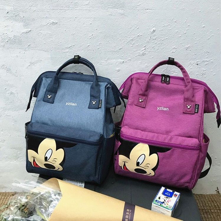 Women Backpack Large Capacity Mickey Backpack Casual Female Shoulder School Bag Cartoon Ladies Travel Backpack Mochila Feminina