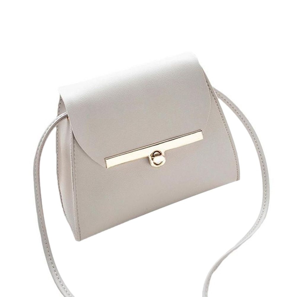 Fashion Women Shoulder Bag with Turn Lock PU Leather Messenger Crossbody Bag new handbag Turn Lock Shoulder Bags