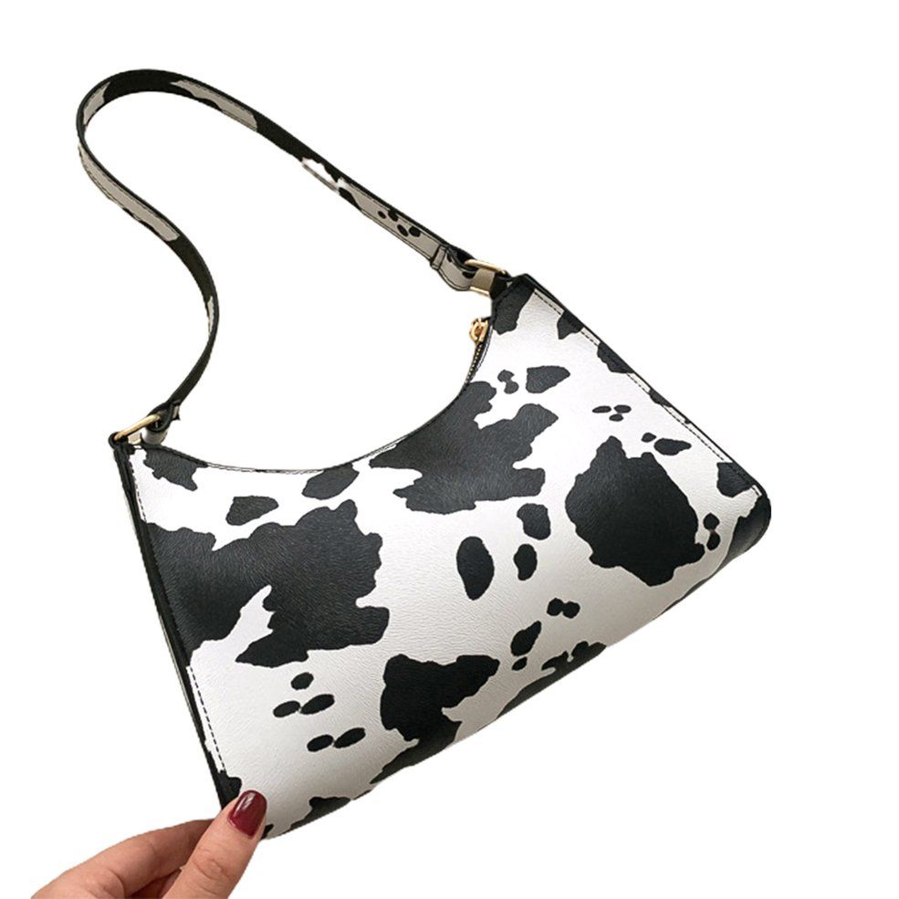 Fashionable Underarm Bag Large Capacity Shoulder Bag Zipper Versatile Handbag