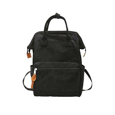 Corduroy Backpacks For Women 2020 Fashion Winter Casual Style Ladies Solid Color Back Pack Female Teens Girls School Backpack