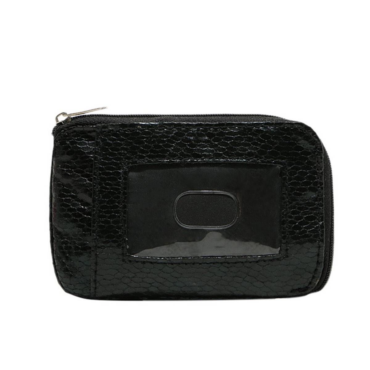Alyson Unisex Snake Pattern Coin Purse Buckle Bank Card Card Bag Zipper Small Packet