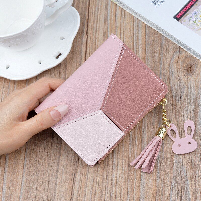 Wallets Zipper Coin Purse Lady Long Short Purses Handbags Women Clutch Cards Holder PU Leather Moneybag Billfold Wallet