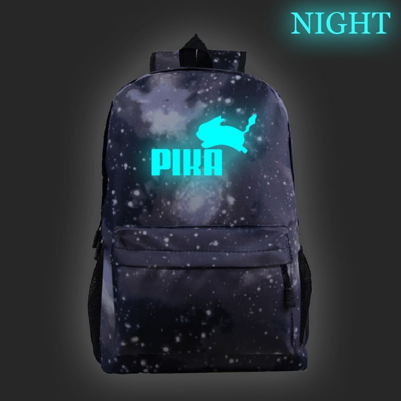Mochila Pokemon Luminous Backpacks Children's School Bags Students book bag Boys Girls backpack Teens Fashion Daily Rucksack
