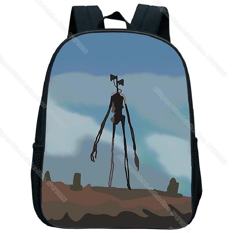 Kids Cool Siren Head Mini Rucksack Children Cartoon Anime Kindergarten Knapsack Mochila Baby Boys Girls Bookbag Toddler Backpack