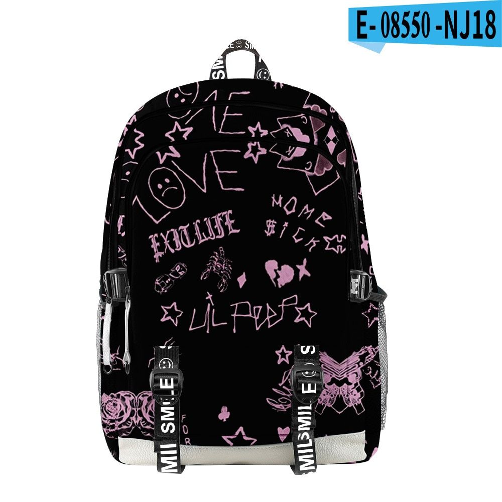 Lil Peep Love Women Men  Bag Backpack Students Teenager Backpacks Boys Girls School Bags Travel Bags Oxford Waterproof Bag