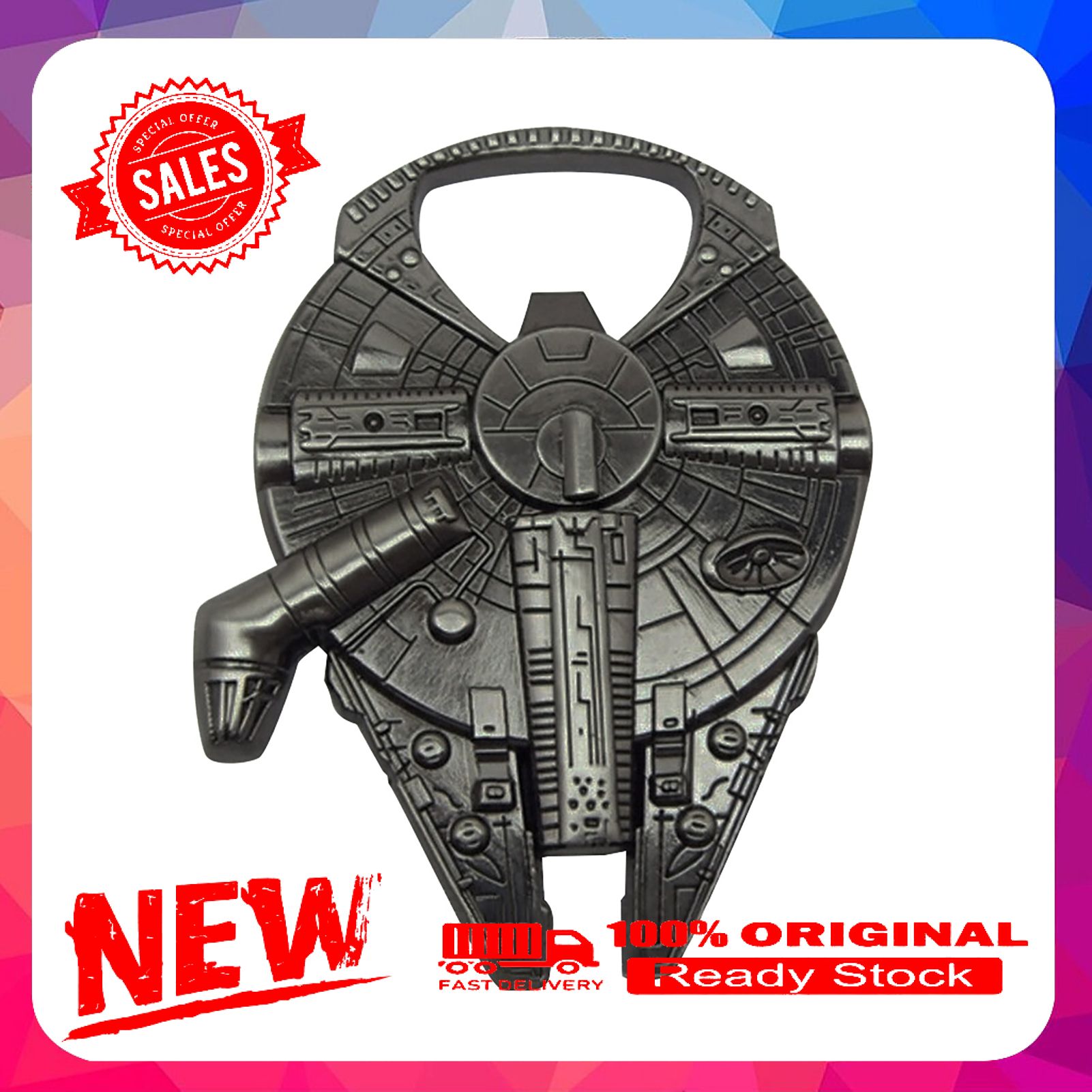 Fashion Star Wars Spacecraft Vehicle Bottle Opener Mini Metal Key Chain Gift