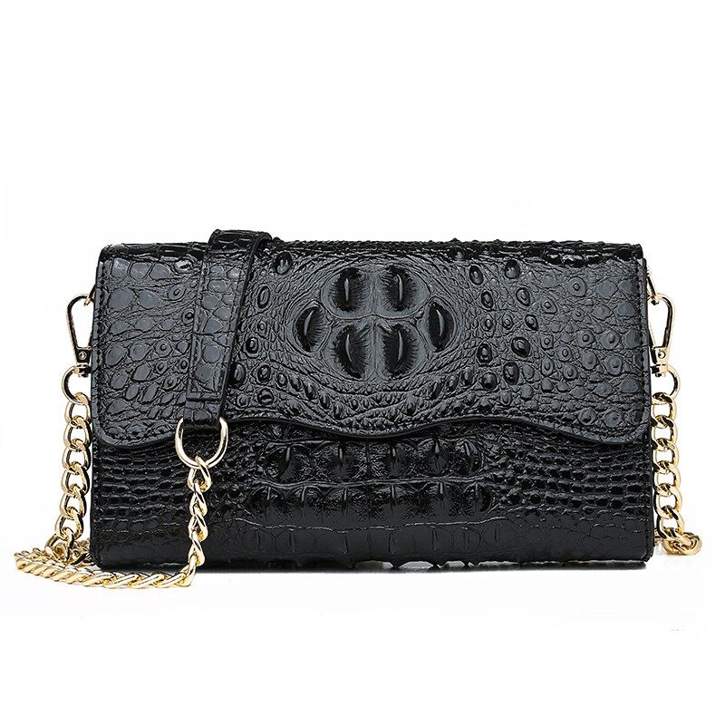 Luxury Handbags Women Bags Designer Alligator Leather Shoulder Bags Female Brand Small Party Messenger Crossbody Bags For Women