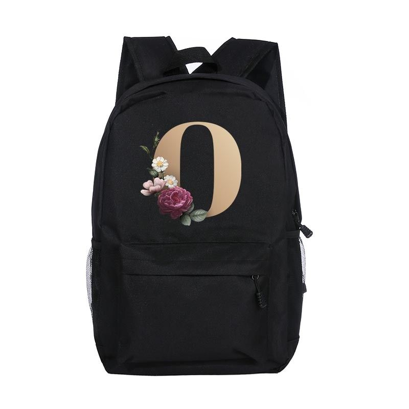 Letter Floral Printing Fashion Backpack Travel Women Casual Backpacks Female Shoulder Bags StuSchool Bag for Teenage Girls