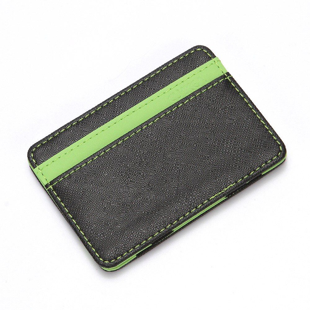 Korean Version Unisex Magic Wallet Money Clips Women Men Wallet Purse Carteira Slim Leather Wallet ID Credit Card Cases