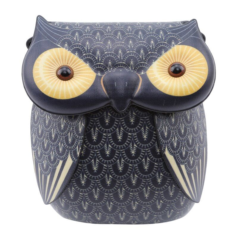 Cute Owl Shape Shoulder Bag Mini Messenger Bag cartoon leather bags FOR Girls Cartoon with Crossbody Phone Bag