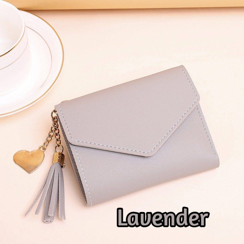 Women's Cute Wallet/Purse Ladies Clutch purse PU Trifold Card Holder Short Purse For Woman - Mani Bag
